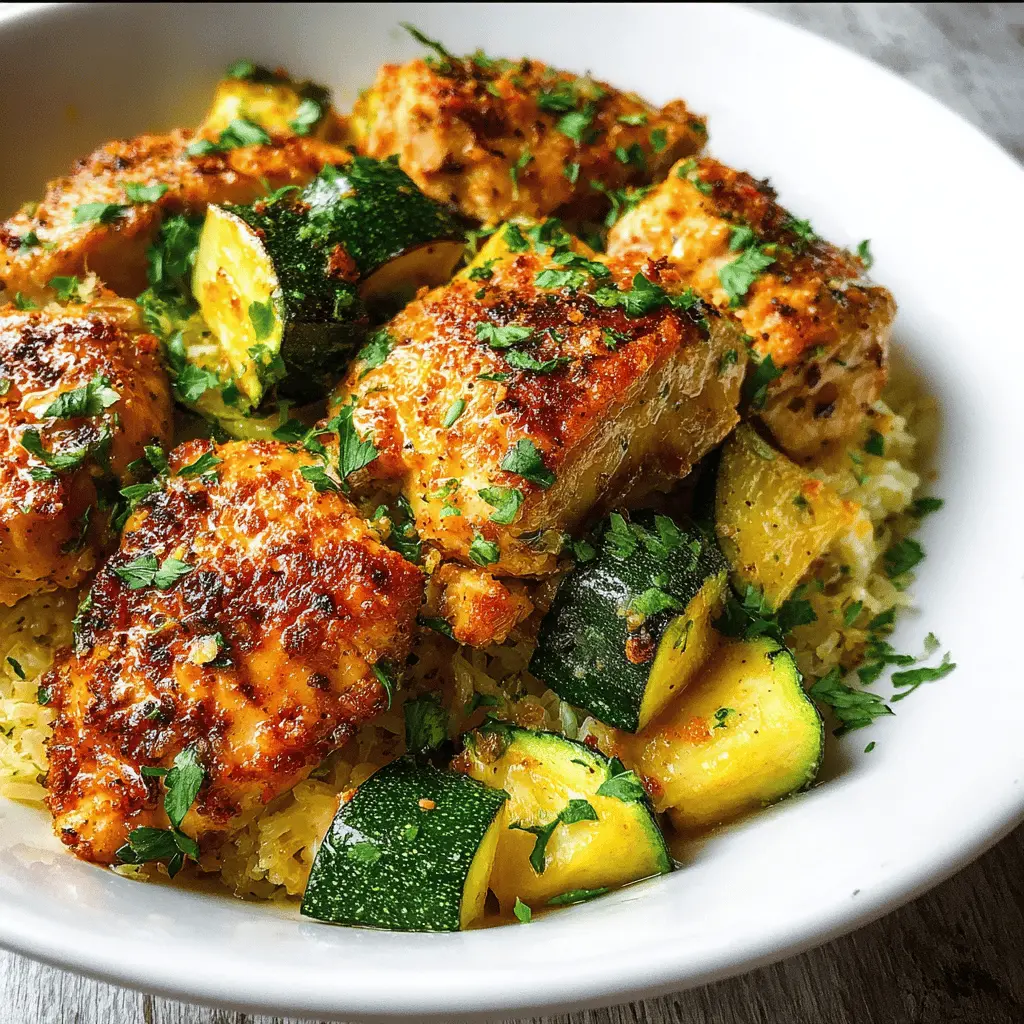 Easy Baked Chicken and Zucchini Recipe