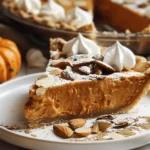 Almond Vanilla Pumpkin Shell Protein Pie