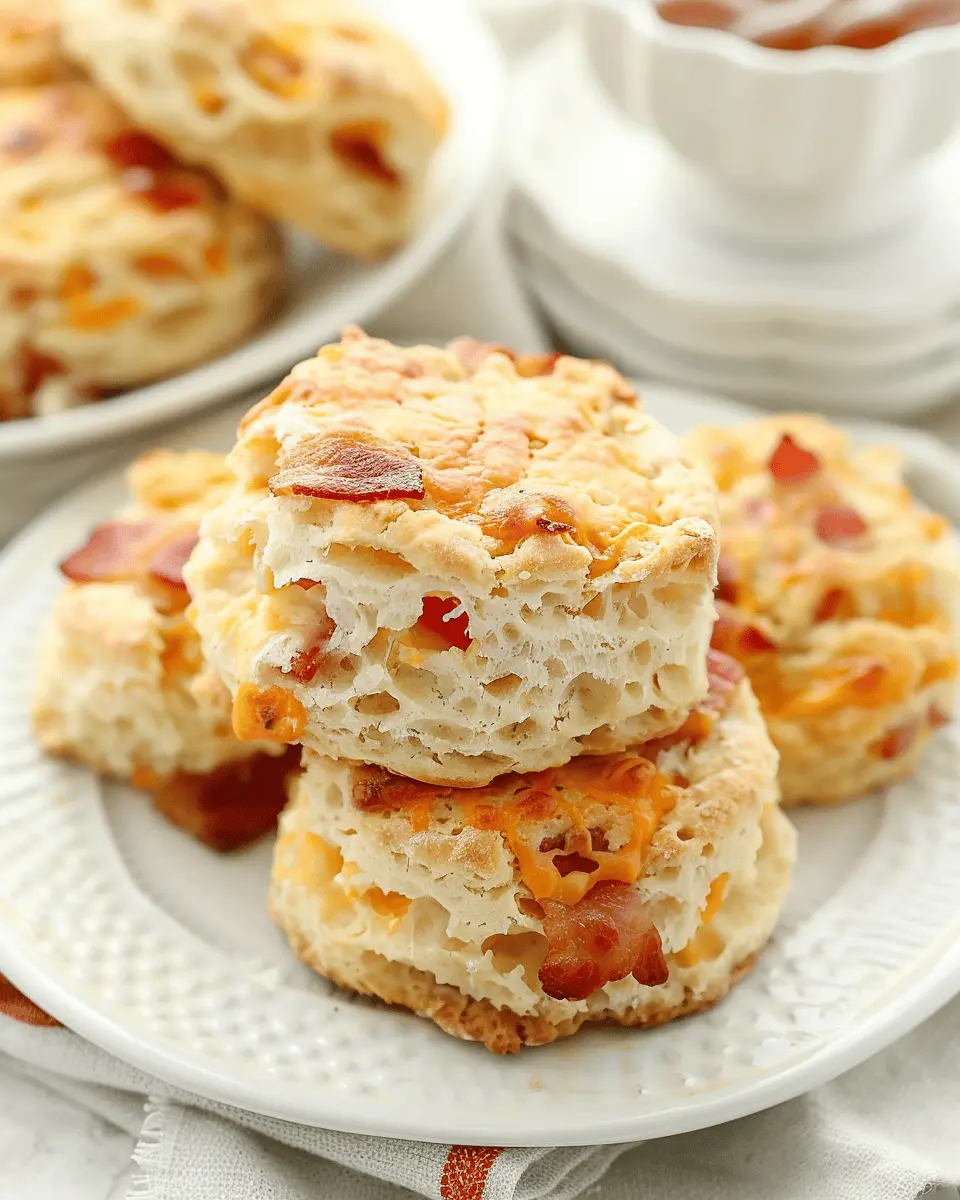 Bacon and Cheddar Biscuits