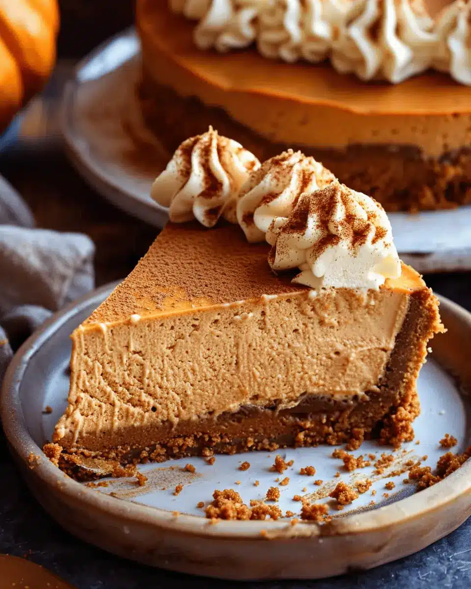 Biscoff Pumpkin Cheesecake: Indulgent Fall Dessert Delight