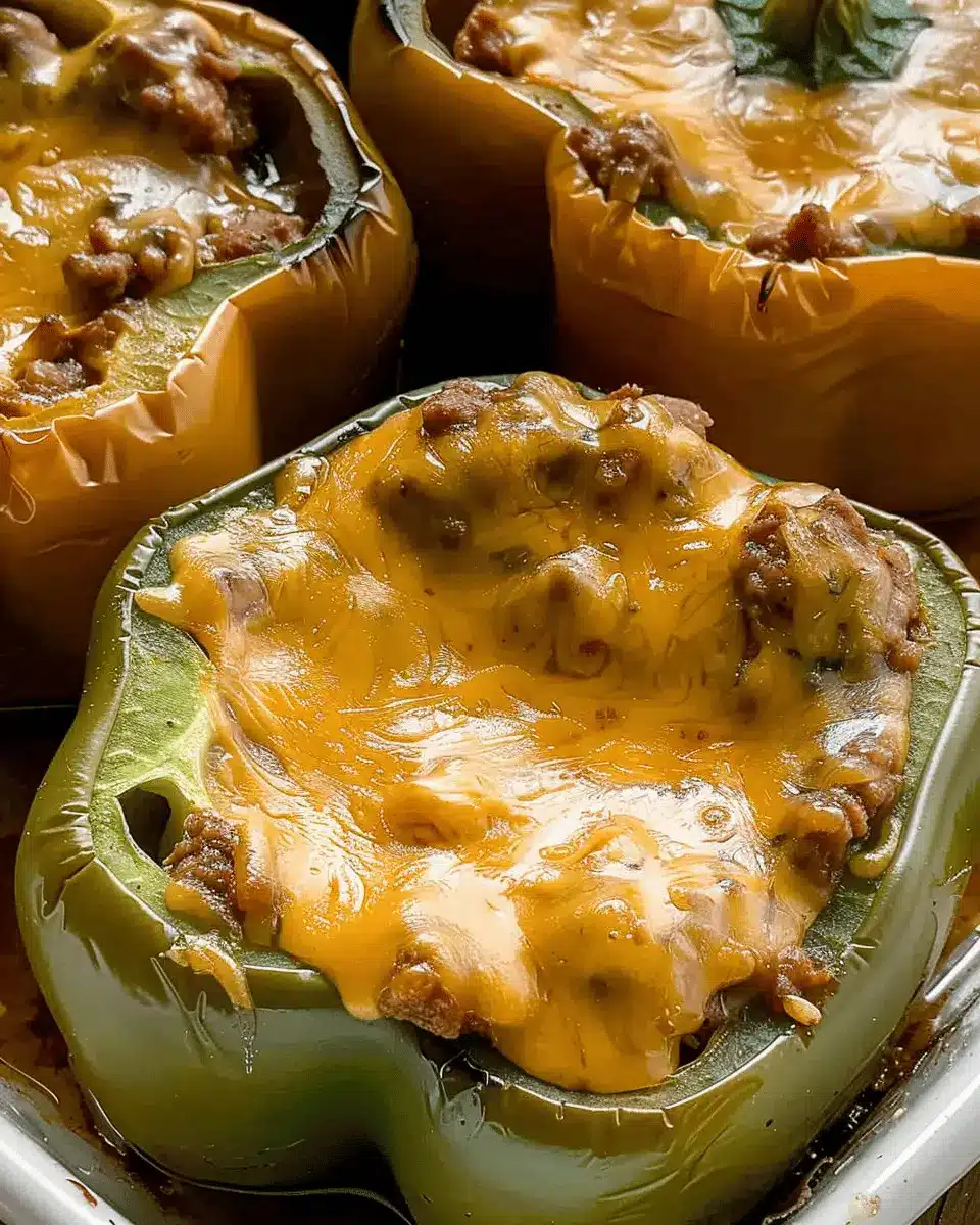 Cheeseburger Stuffed Peppers: Easy, Flavorful Dinner Delight