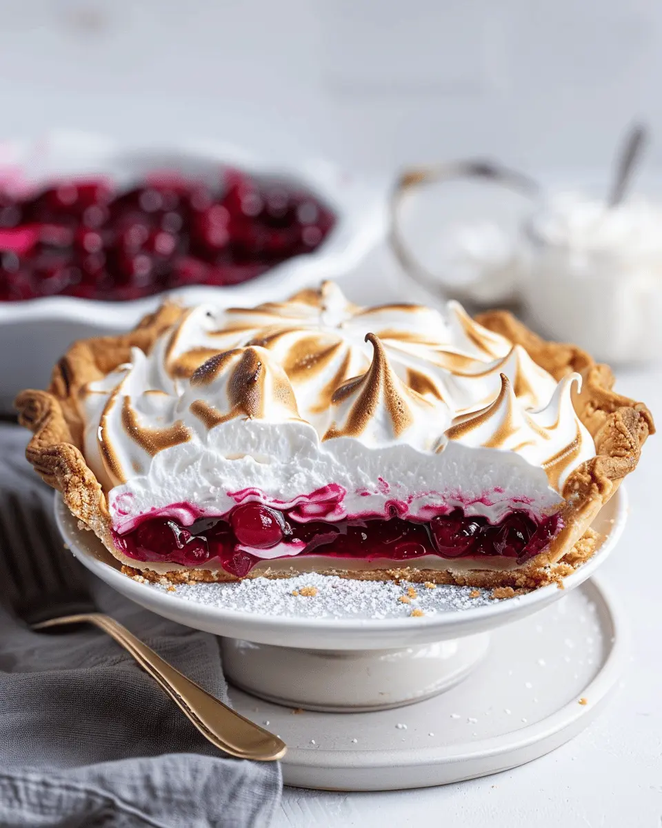 Cranberry Meringue Pie: The Indulgent Holiday Showstopper