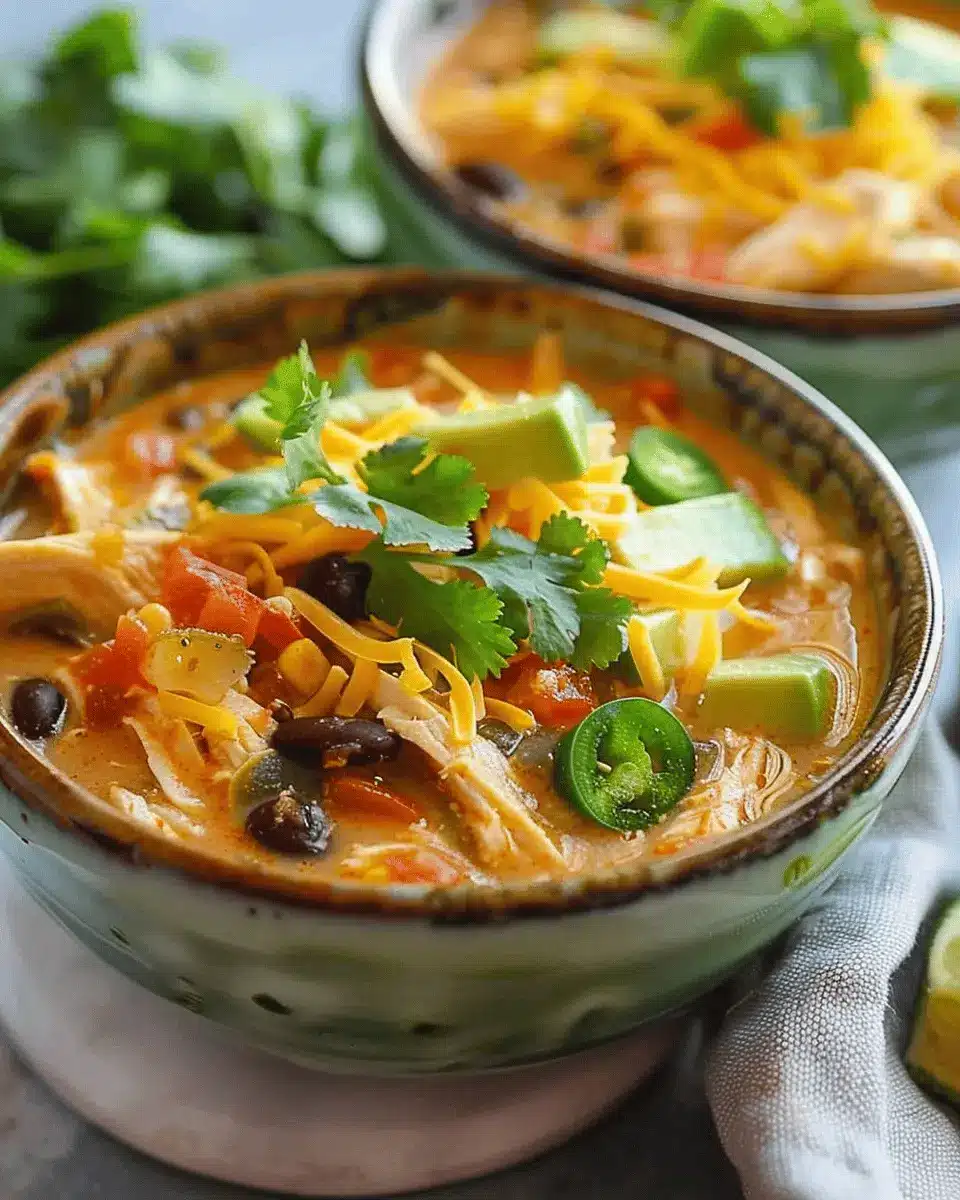 Creamy Chicken Tortilla Soup: Indulgent Comfort in a Bowl