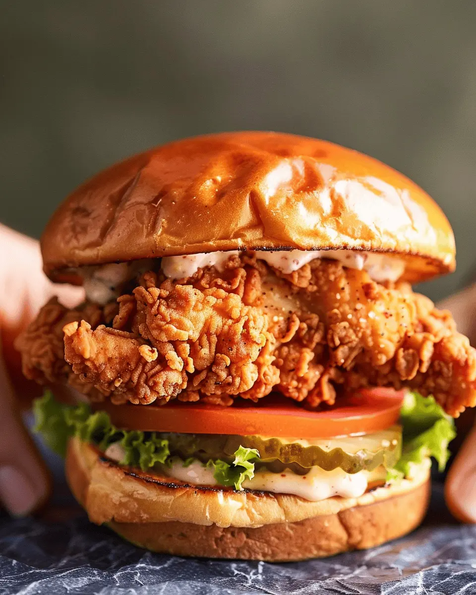 Crispy Chicken Sandwich Recipe: Indulgent with Turkey Bacon Twist