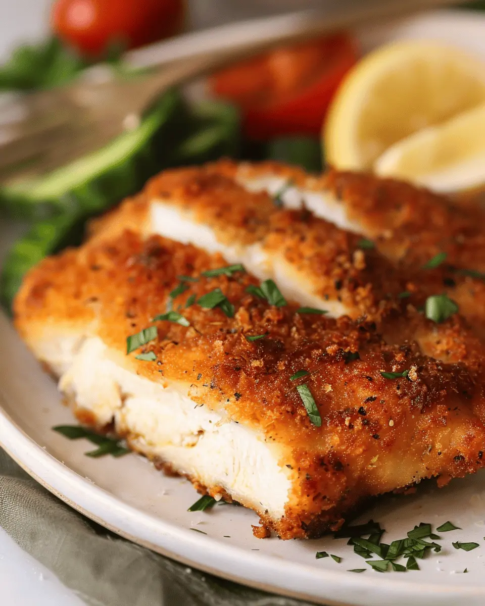 Crusted Chicken Romano (Easy Dinner!)