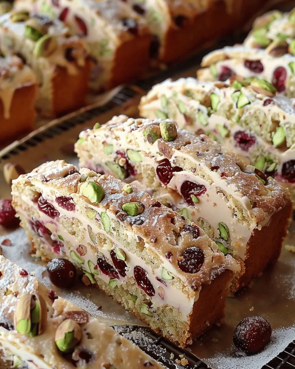 Festive Pistachio Cranberry Cake Roll Recipe | Easy Holiday Delight