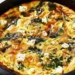 Frittata with Spinach and Feta