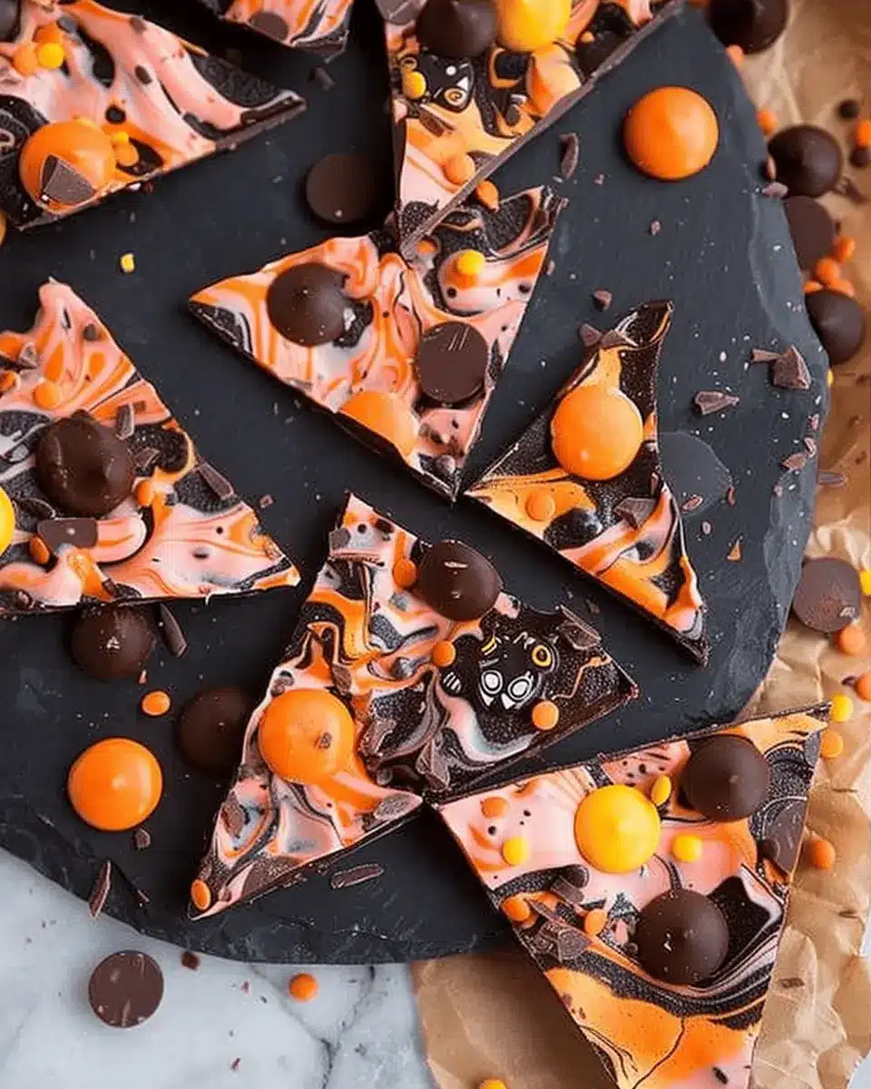 Halloween chocolate bark: Fun, Spooky & Sweetly Indulgent Treats