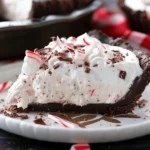 No-Bake Chocolate Peppermint Cream Pie | Easy Holiday Dessert