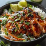 Spicy Maple Chicken & Coconut Rice