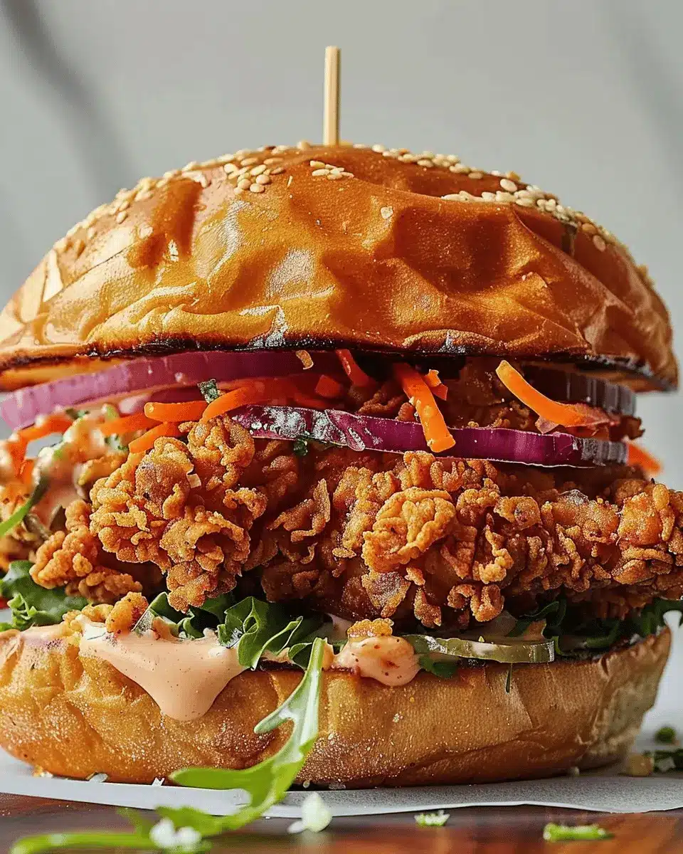 Thai Fried Chicken Sandwich: A Juicy Twist on a Classic Delight