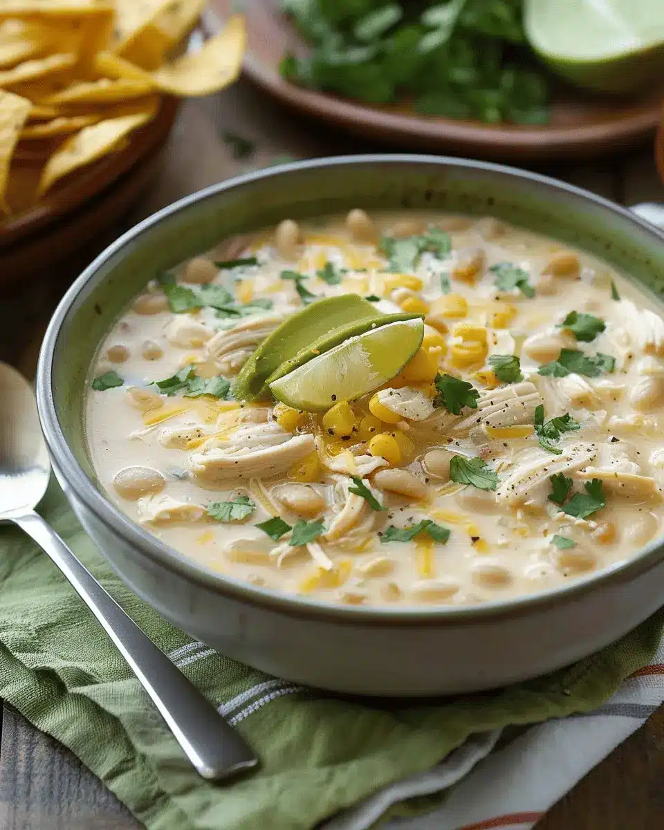 White Chicken Chili: Easy Comfort Food with Turkey Bacon Twist