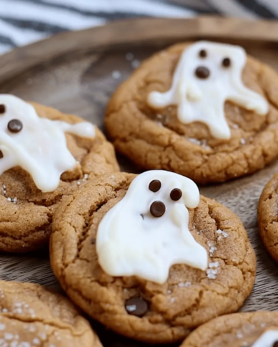 Spooky Ghost Brown Butter Pumpkin Cookies: A Scarily Good Treat
