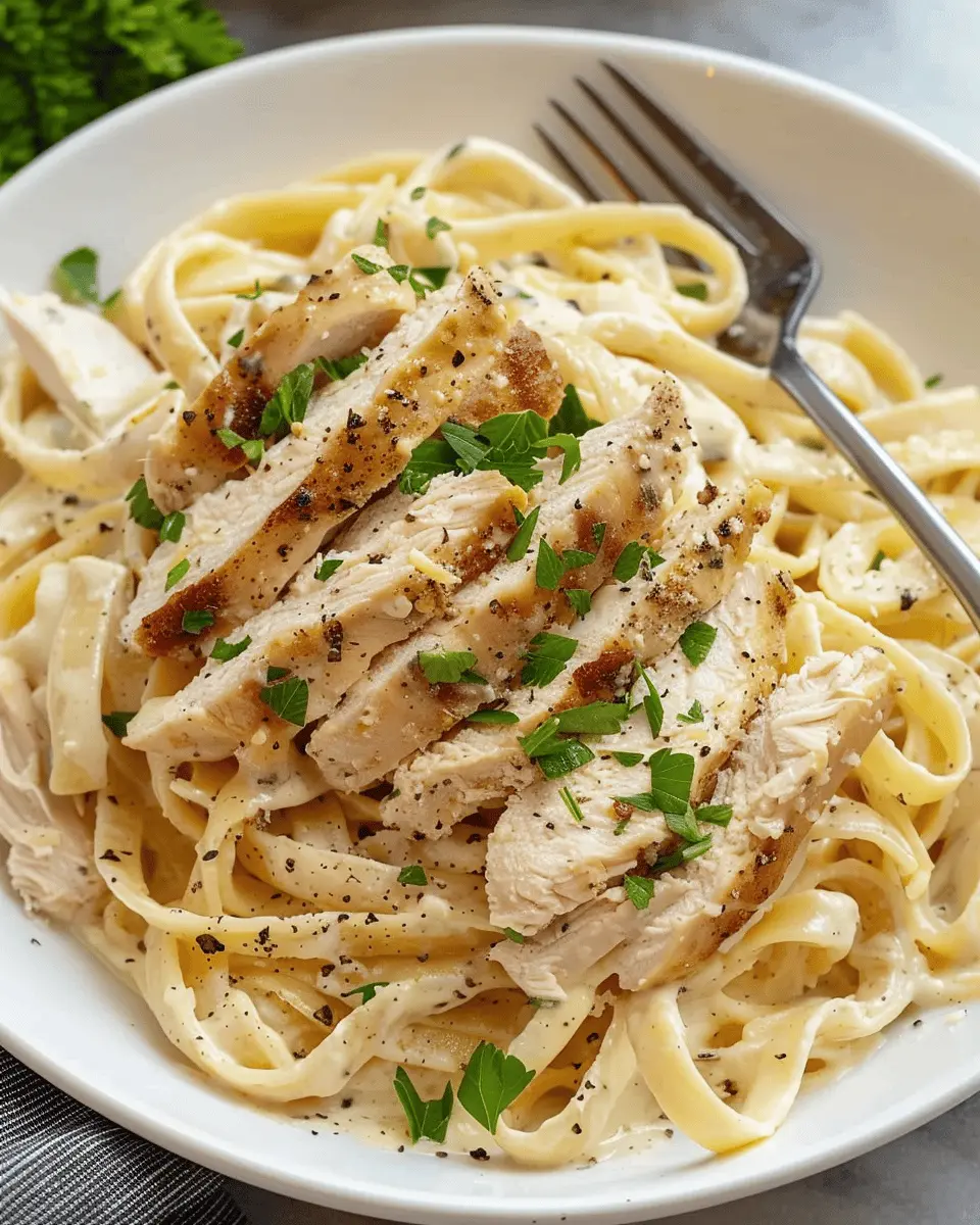 Homemade Chicken Alfredo: Indulgent Comfort with Turkey Bacon