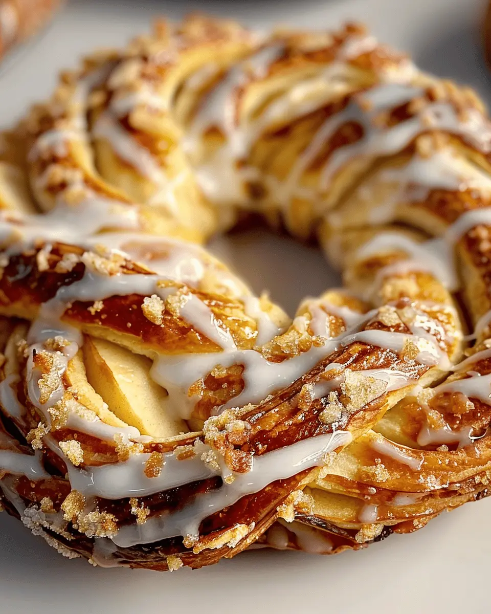 Cozy Apple Kringle: Best Homemade Delight with Vanilla Glaze