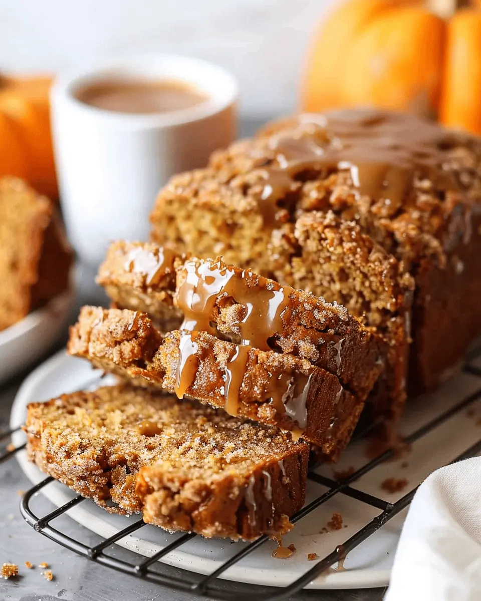 Pumpkin Bread with Cinnamon Glaze: The Best Indulgent Fall Treat