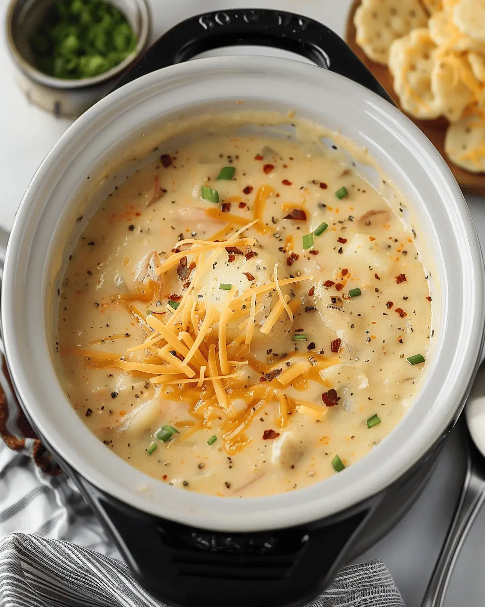 Crock Pot Crack Potato Soup – Creamy, Cheesy & Totally Addictive!