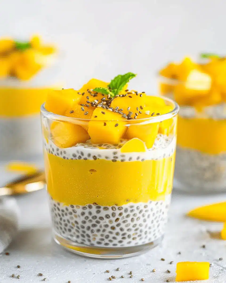 Easy Mango Coconut Chia Seed Pudding – A Refreshing Treat to Indulge In