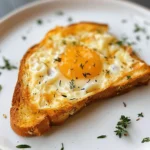 The perfect egg on toast