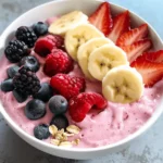 5-Minute Fruit Smoothie Bowl (with Greek Yogurt)