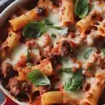 Shortcut Baked Rigatoni With Spicy Italian Sausage