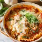 Crockpot Lasagna Soup