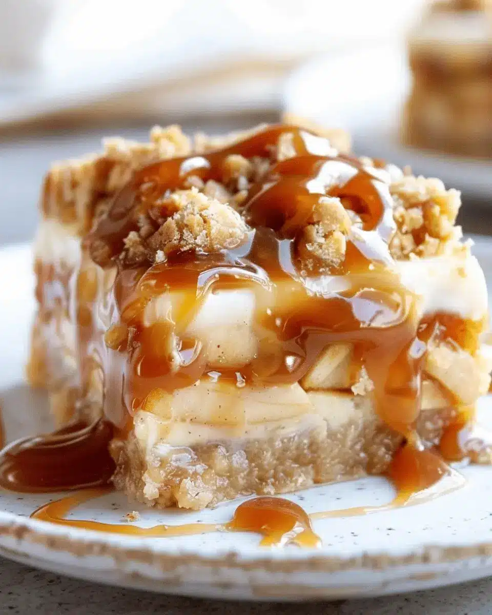 Caramel Apple Cheesecake Bars Recipe: Indulgent Fall Delight