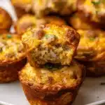 High-Protein Pancake Sausage Mini Muffins