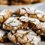 Gingerbread Crinkle Cookies