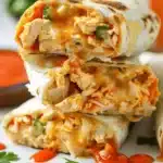 Cheesy Buffalo Chicken Burritos | High Protein & Low Calorie