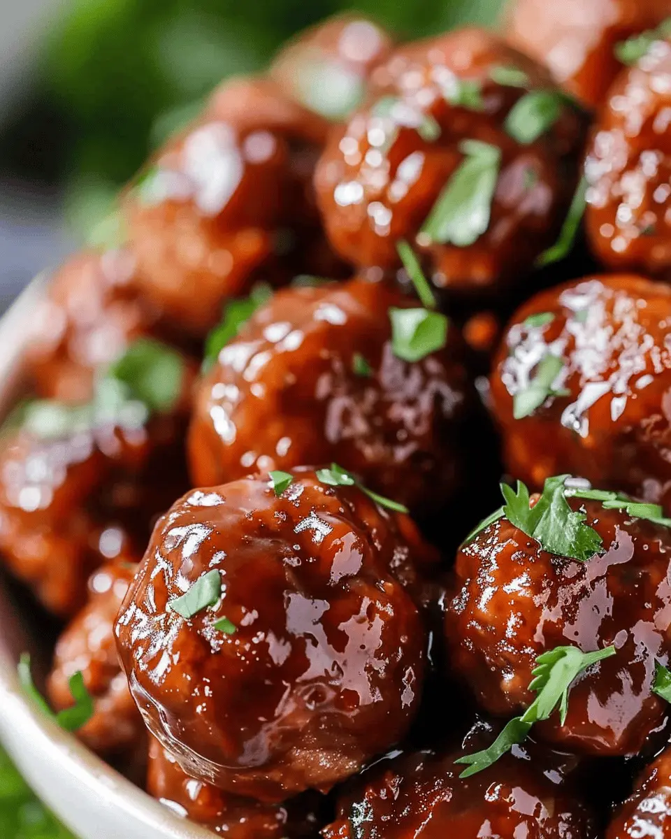 Honey BBQ Crockpot Meatballs: Juicy Turkey Bacon Delight