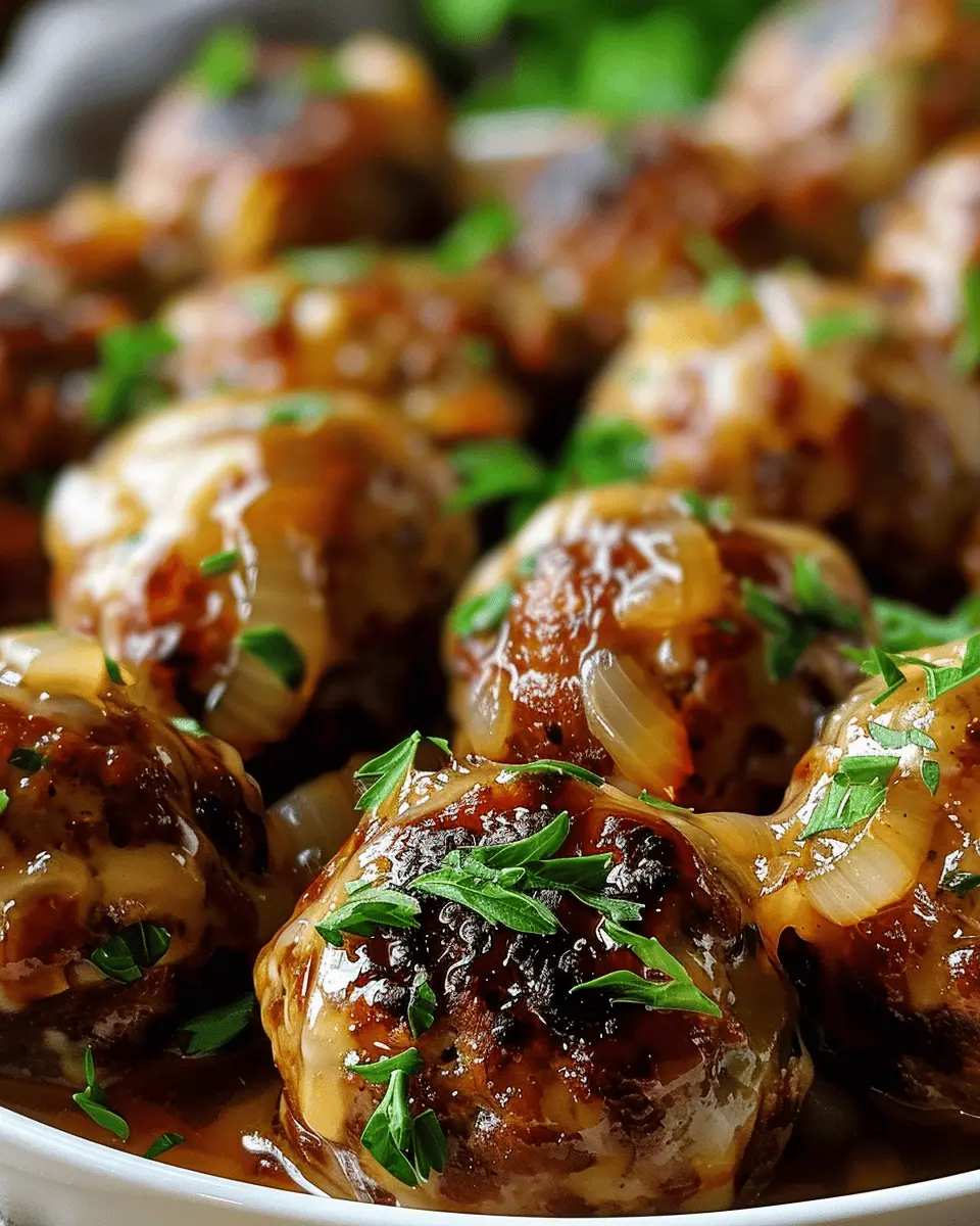 Crockpot French Onion Meatballs: 5 Easy Steps to Comfort Bliss
