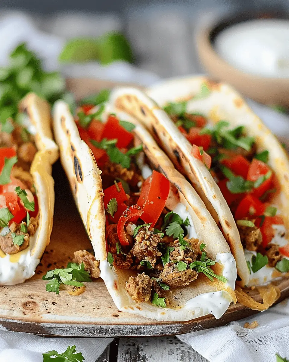 Naan Bread Tacos: Easy Recipes with Turkey Bacon and Chicken Ham