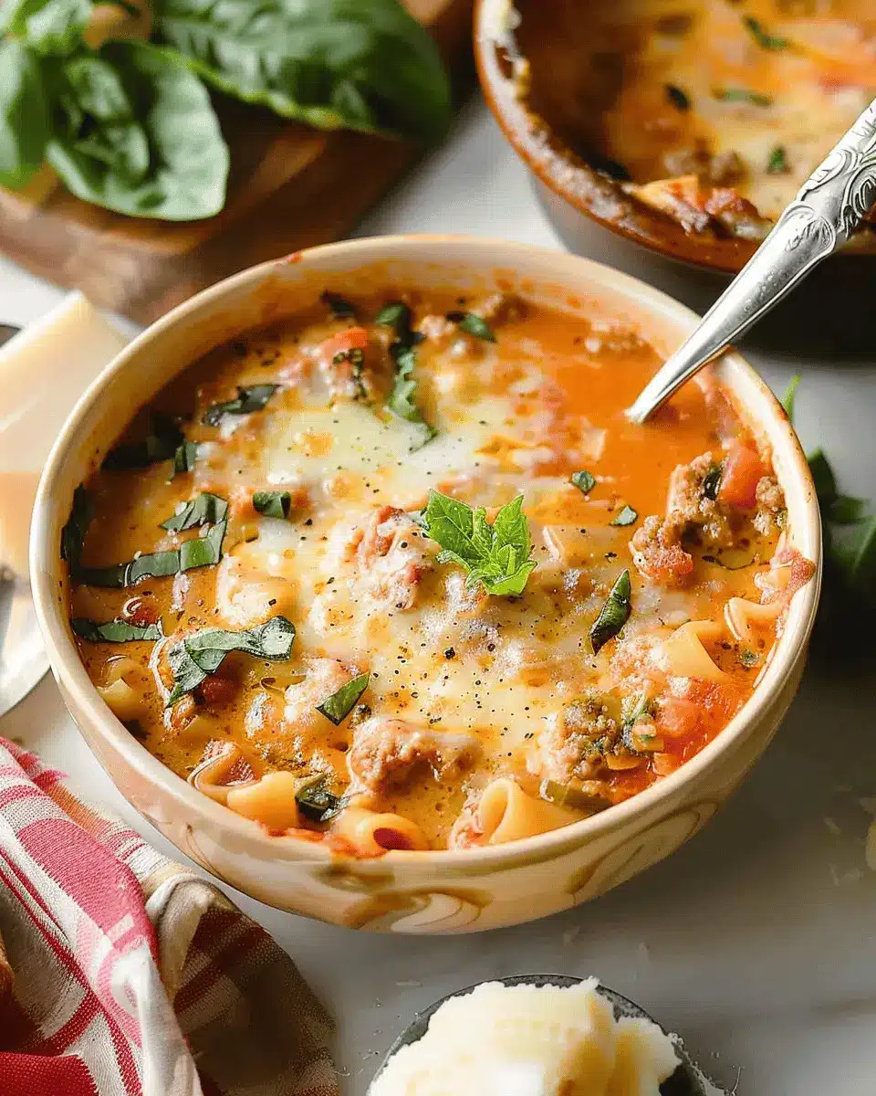 Easy Creamy Lasagna Soup: A Delightful Twist on a Classic Comfort