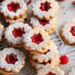 Raspberry Linzer Cookies