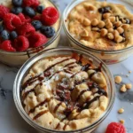 Baked Protein Pancake Bowls