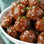 Slow Cooker Honey Garlic Meatballs