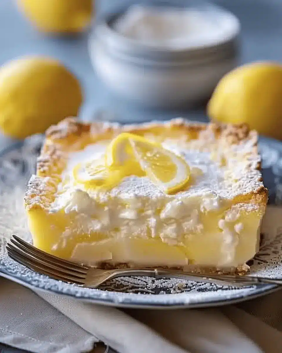 Paul Hollywood’s One-Bowl Lemon Dessert Delight: Easy and Refreshing