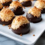 Chocolate-Dipped Coconut Macaroons