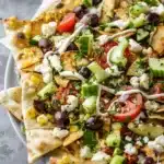 Mediterranean Naan Nachos