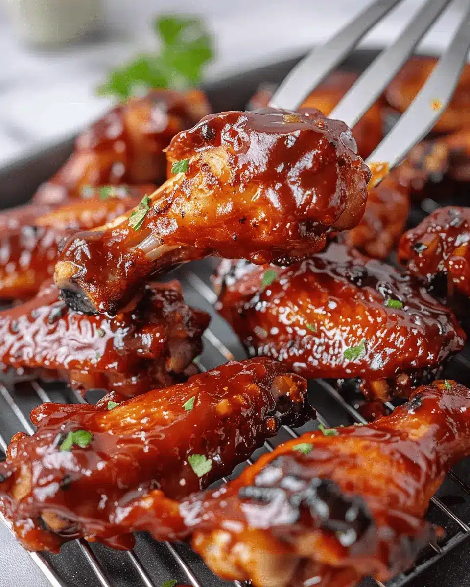 Oven-Baked BBQ Chicken Wings: Easy Recipe for Flavorful Dinner