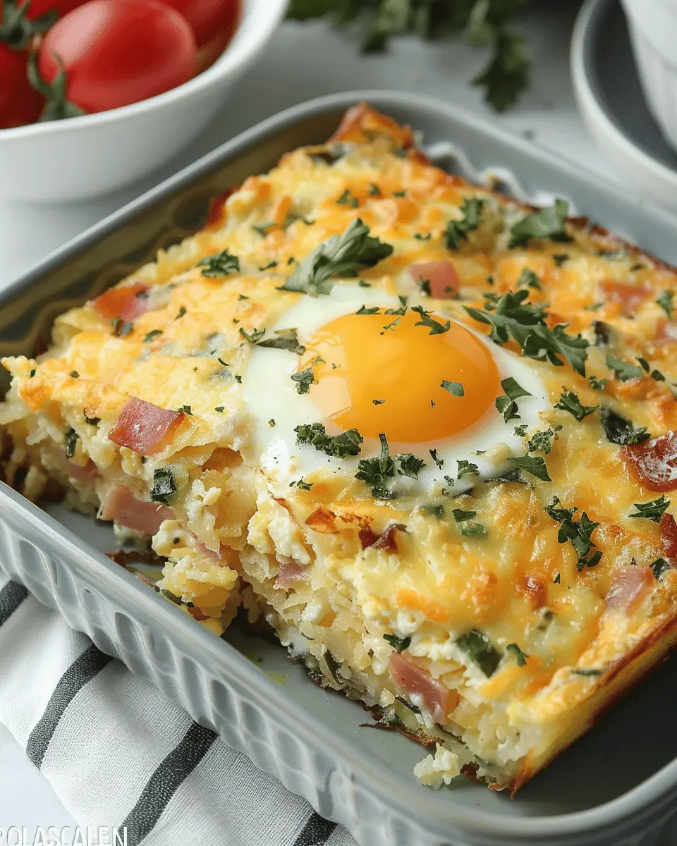 High-Protein Egg Bake: Easy Cottage Cheese & Turkey Bacon Delight