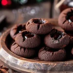 Chocolate Thumbprint Cookies