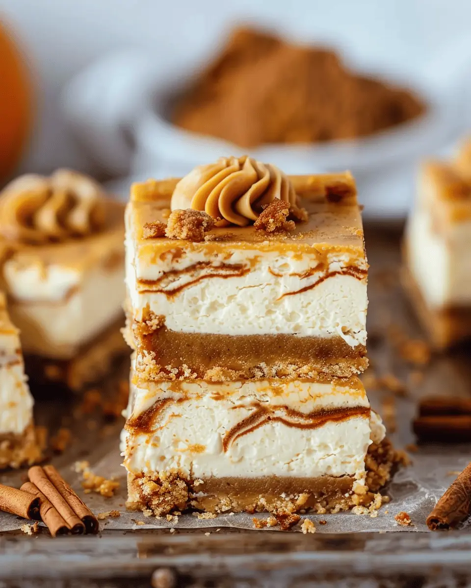 Pumpkin Cheesecake Bars: Indulgent Treat for Fall Gatherings