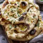 Naan Bread with Garlic Herb Butter