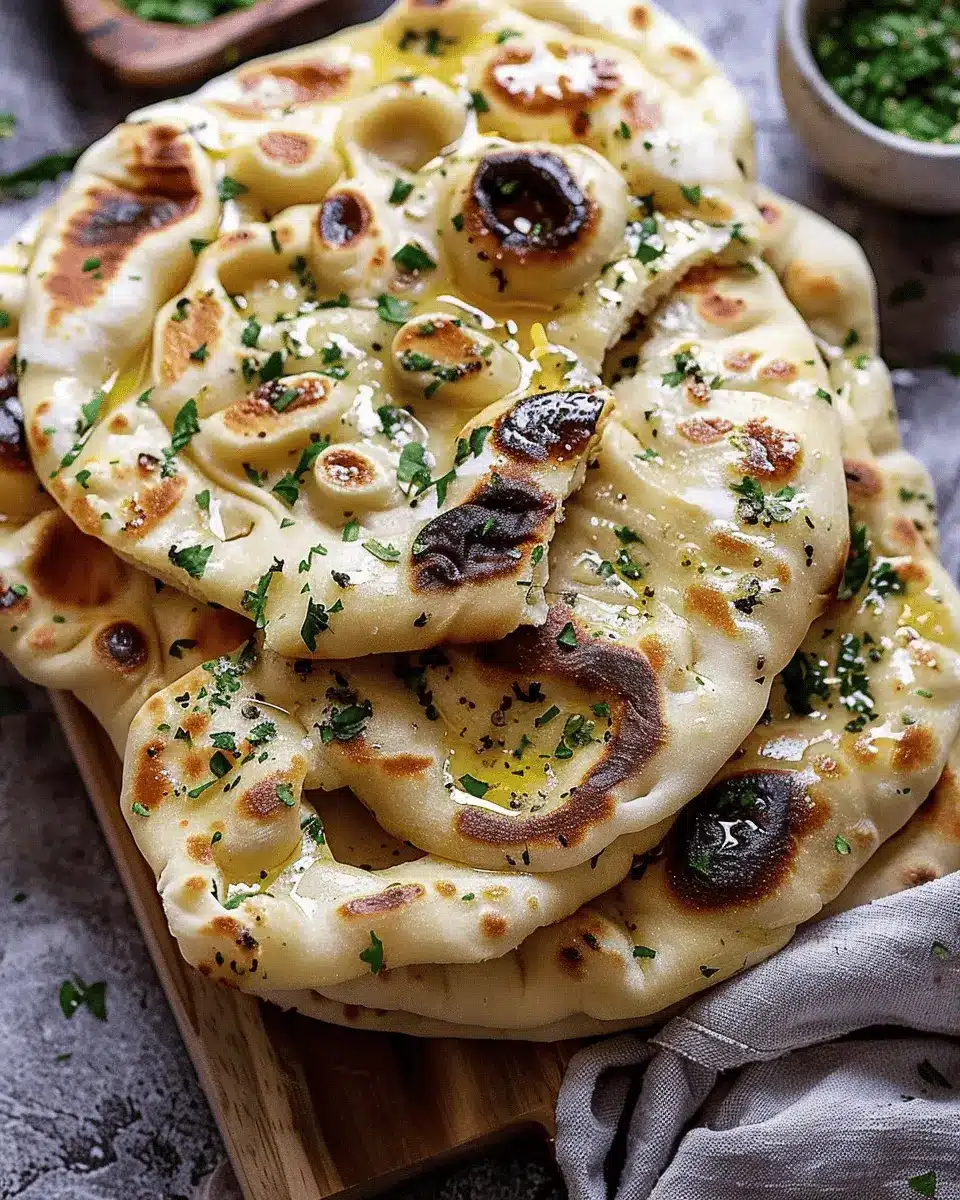 Naan Bread with Garlic Herb Butter: The Best Homemade Delight
