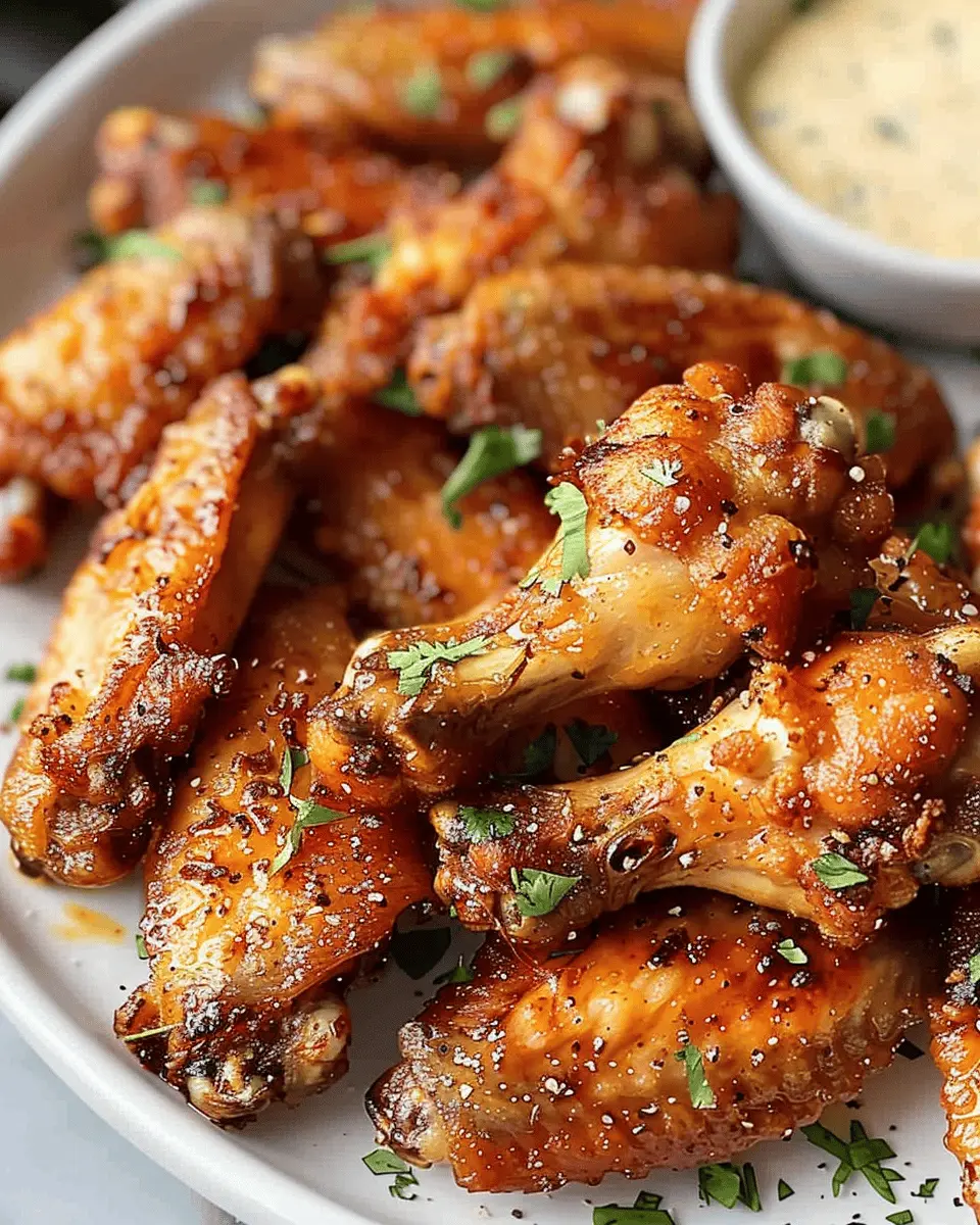 Recipe For Delicious Crispy Baked Chicken Wings Made Easy