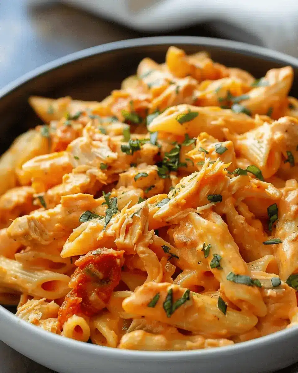 One-Pot Buffalo Chicken Pasta: Easy, Flavorful Family Delight