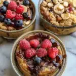 Baked Protein Pancake Bowls