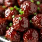 Crockpot Grape Jelly Meatballs - 3-Ingredient Magic